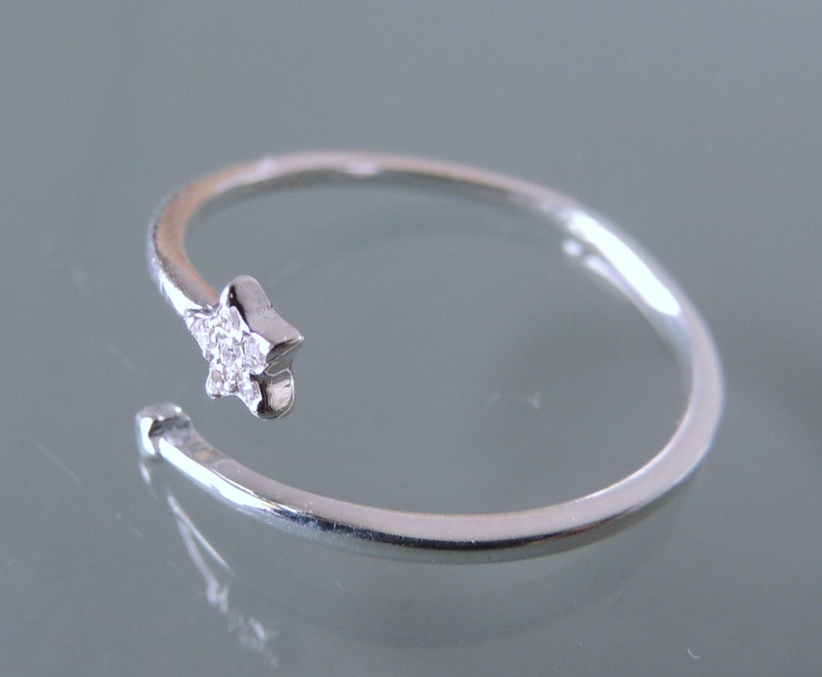Anelli: Silber 925 Fingerring mit Zirkonia – Nuovo e nell'imballaggio originale da Waldenburg venduto da schaller707 2