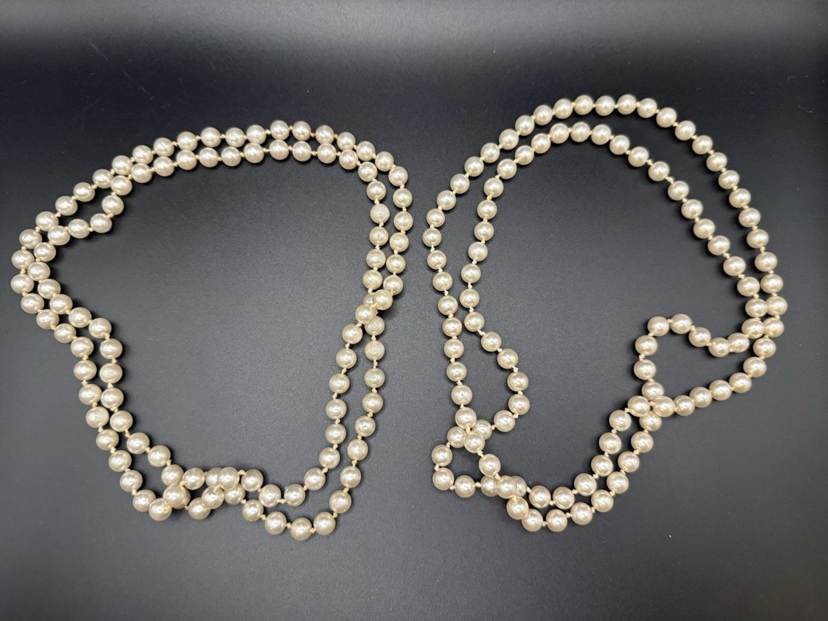 Catenine: 2 Elegante Vintage Perlenketten – Usato da Lamone venduto da LaCantinaMagica 5