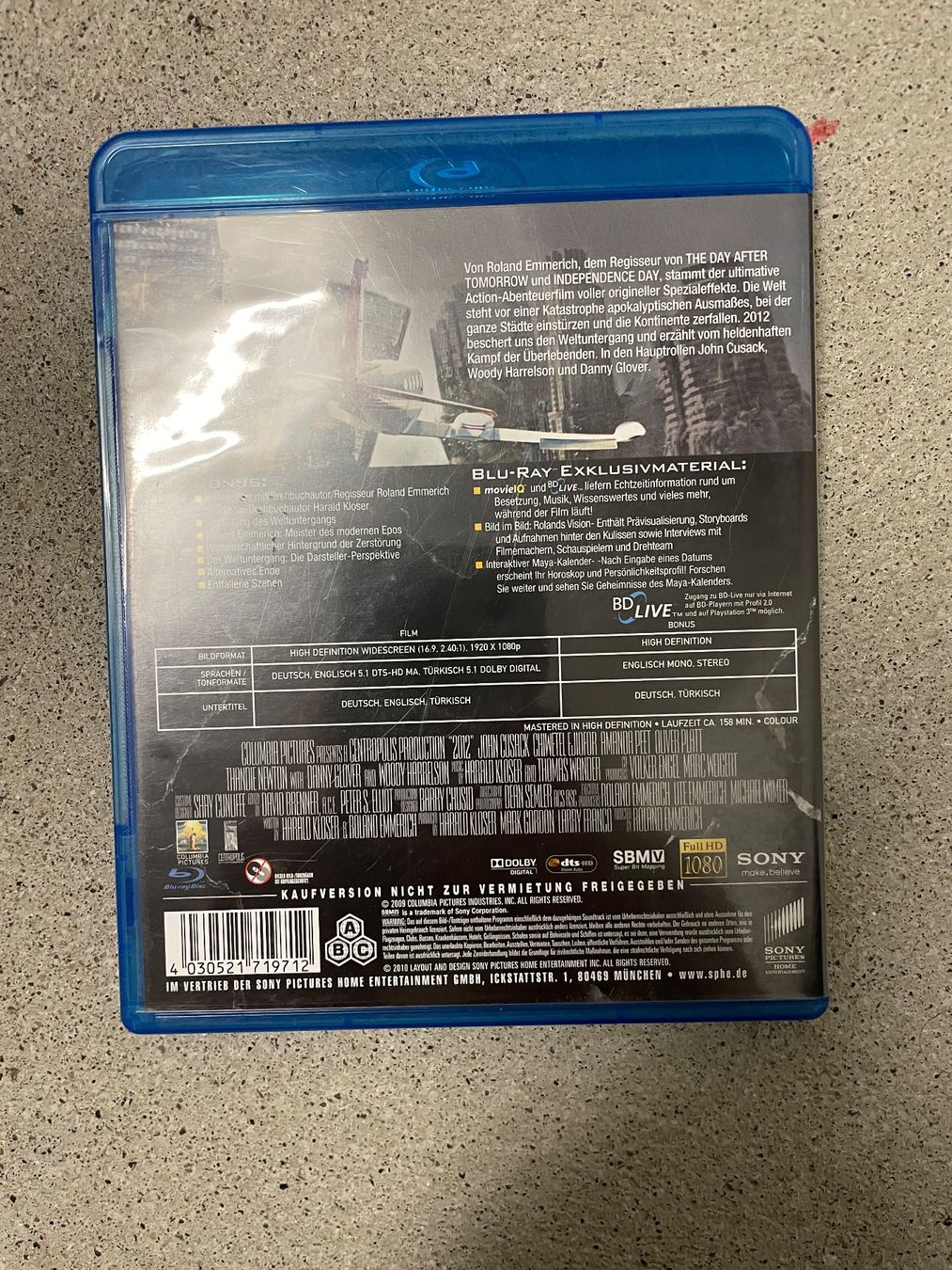 Alle DVDs: Blu-Ray: 2012 – Gebraucht aus Winterthur von tam_6m5k 1