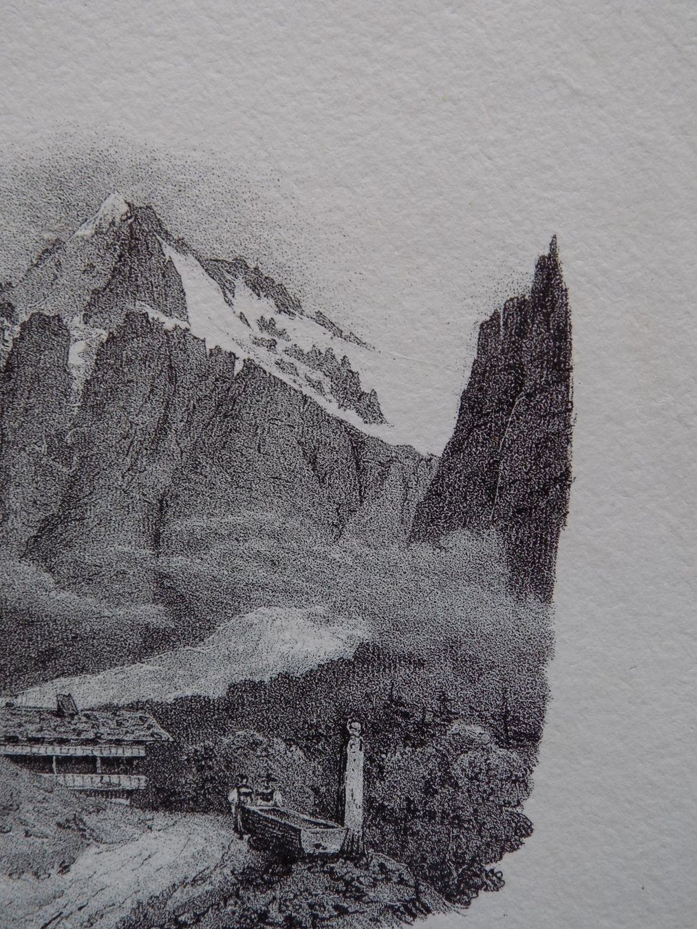 Incisioni: Wetterhorn von Grindelwald aus – Usato da Risch venduto da Rischli15 5