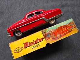 Vintage Blechauto „Minister Delux“ mit OVP – 1950/60er 25cm