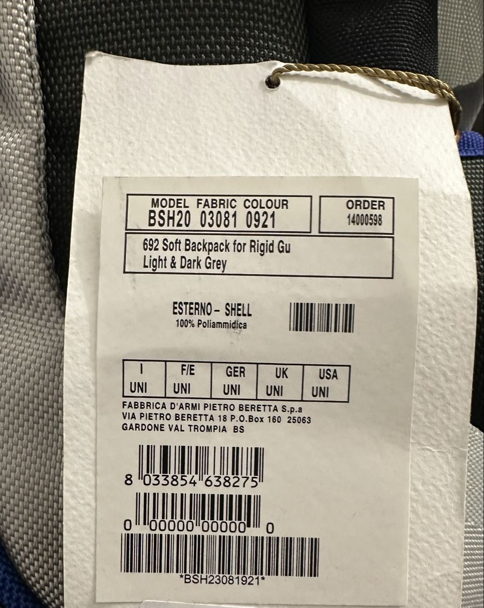 Sacs: Beretta 692 soft Backpack for rigid gun case  – Neuf avec emballage d'origine à Küsnacht ZH par Nano_zh 2