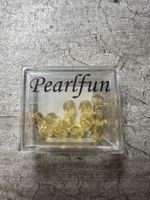 Glasschliffperle - Farbe Topas hell / 6 mm / Pearlfun