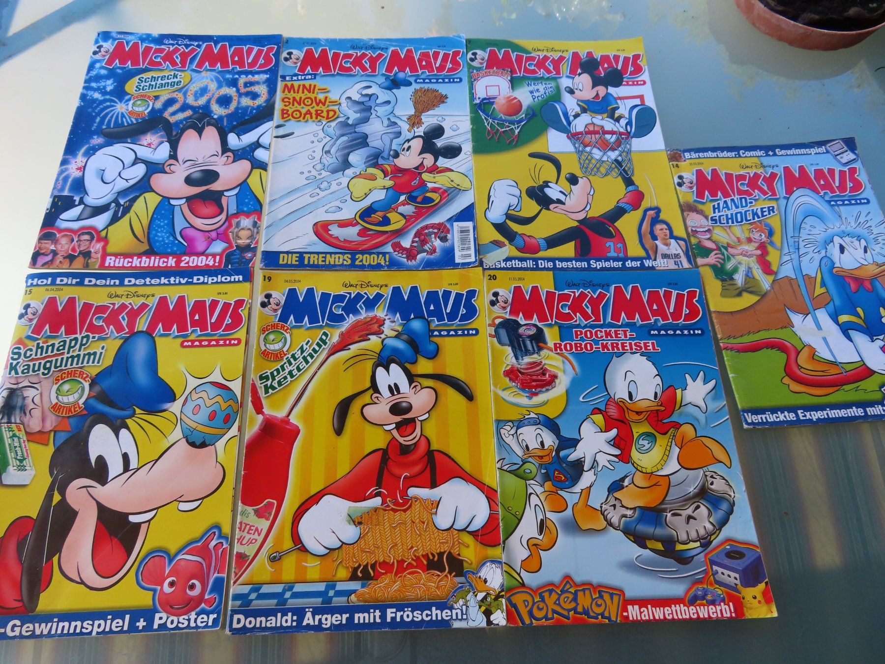 BD: 7 MICKY MAUS Comic Hefte von 2004 – D'occasion à Rombach par Masading 1