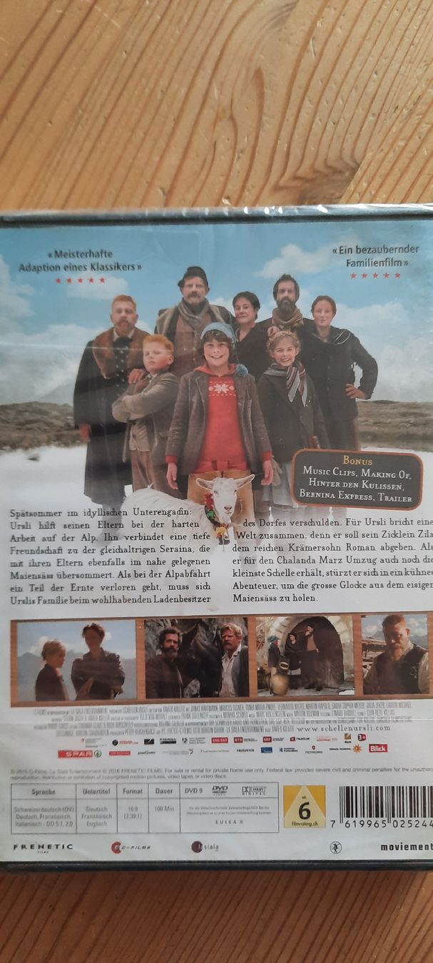 Tutti i DVDs: DVD "Schellen-Ursli" Xavier Koller Deutschsprachig neu  – Nuovo e nell'imballaggio originale da Konolfingen venduto da the_5fqm 1