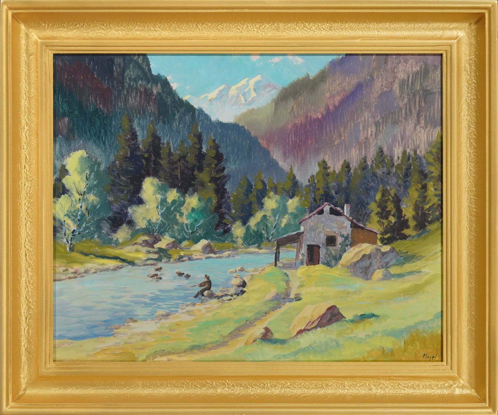Tableaux: Magel oder Masel: Stiller Winkel im Bedrettotal – D'occasion à Meilen par Anonymous3
