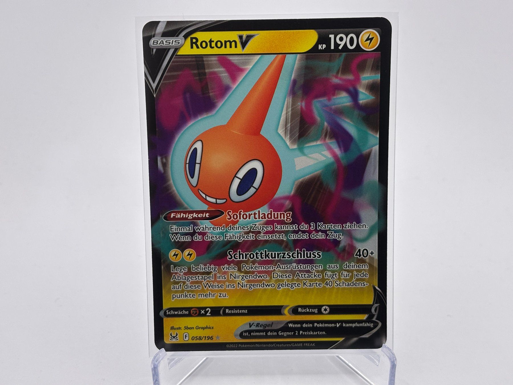 Pokémon Carte collezionabili: Verlorener Ursprung - Rotom V  (LOR 58) - DE – Usato da Allschwil venduto da Bullach