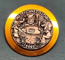Fasnachtsplakette Littau 1992 Gold Mättli-Zunft Littau