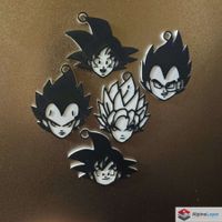 Dragon Ball - Goku Adult Keychain - 3D Printed