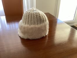 Weiche Winter-Mütze mit Fellrand, One Size