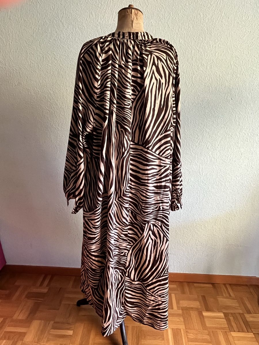 H&M Vestiti: Robe zèbre beige et brune T 44  – Nuovo (secondo la descrizione) da Genève venduto da ct_fqr8 3