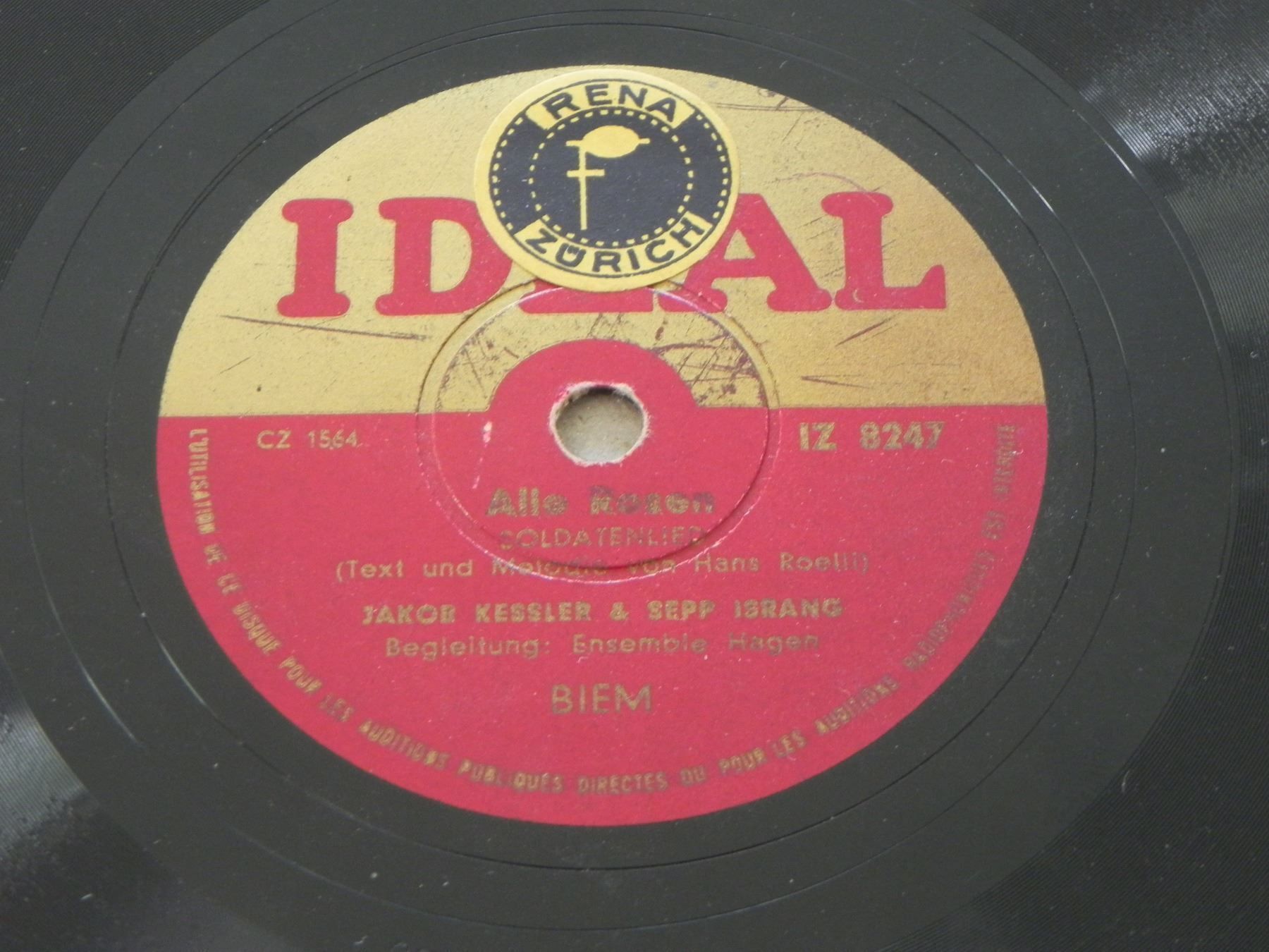 Schallplatten: Militär Schallplatte Immerzu da gehen .. – Gebraucht aus Siebnen von krimsie 5