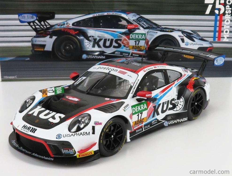 Porsche 911 GT3 R #75 ADAC GT Masters 2021 KÜS Team75 Bernhard - LEGT18055, EAN 9681015721398