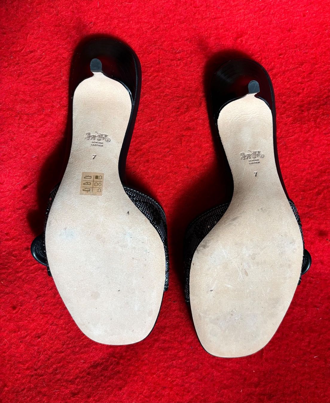 Scarpe da donna: COACH - MARGOT - Pantolette hoch - black – Nuovo (secondo la descrizione) da Speicher venduto da CH-Schatzkammer 2