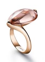 Bague BACCARAT-Paris „Fleur de Psydelic“ Rose, Argent plaqué