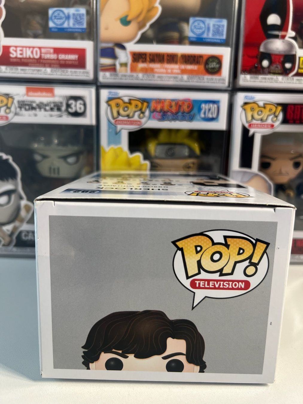 Funko Statuette: Funko POP Television Sherlock with Apple Limit. Sortie 2015 – Usato da Le Mouret venduto da perfectbijou 4