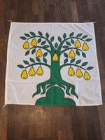 Fahne Oberwil-Lieli AG - Gemeindewappen Birnbaum - Textil
