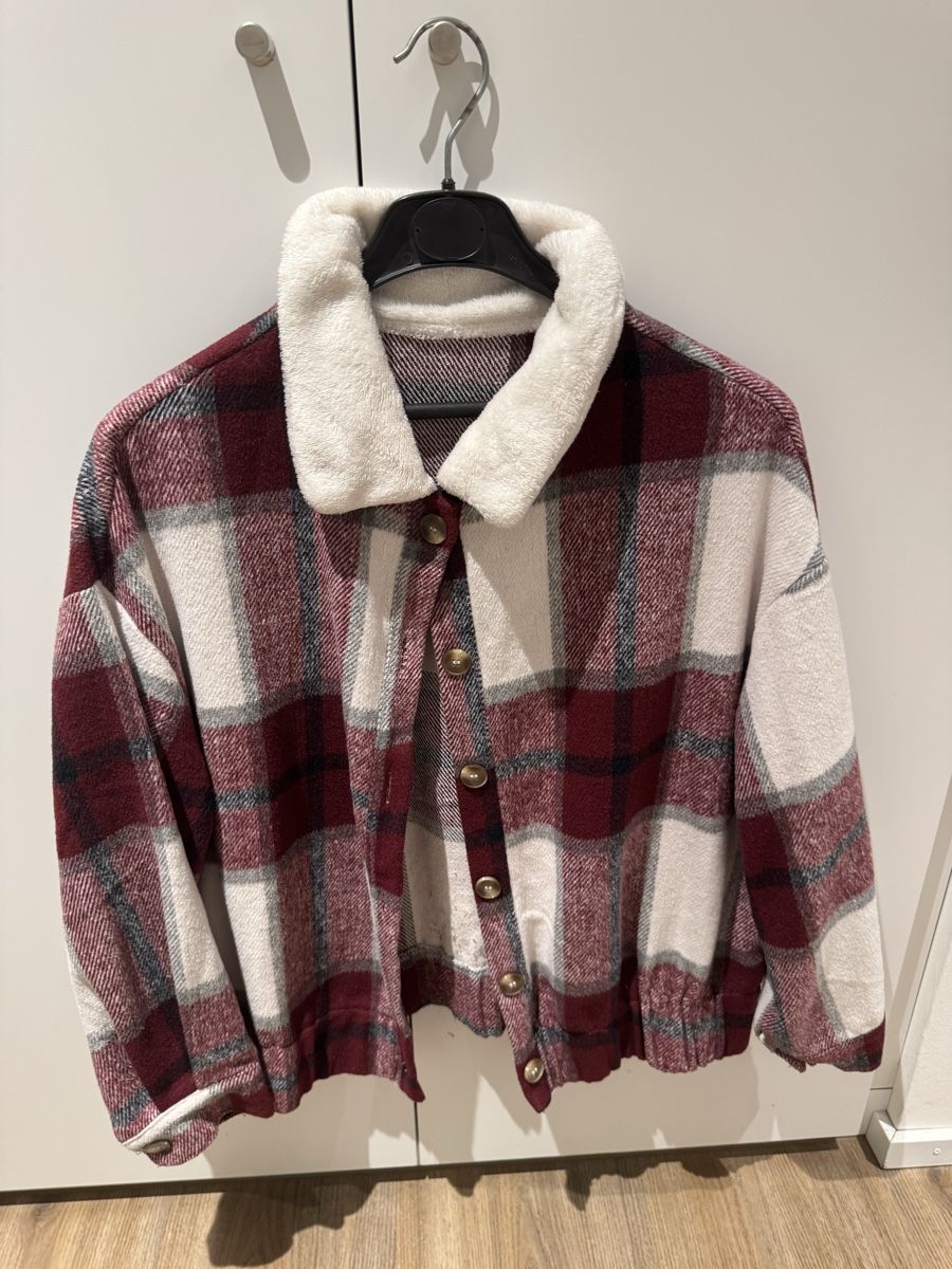 Giacche: Bordeaux karierte/ Karo Muster Damen Jacke – Nuovo (secondo la descrizione) da Sierre venduto da jen_w8vt