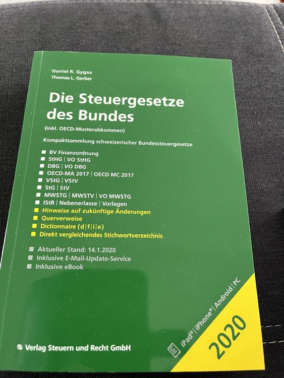 Die Steuergesetze Des Bundes 2020 | Kaufen Auf Ricardo