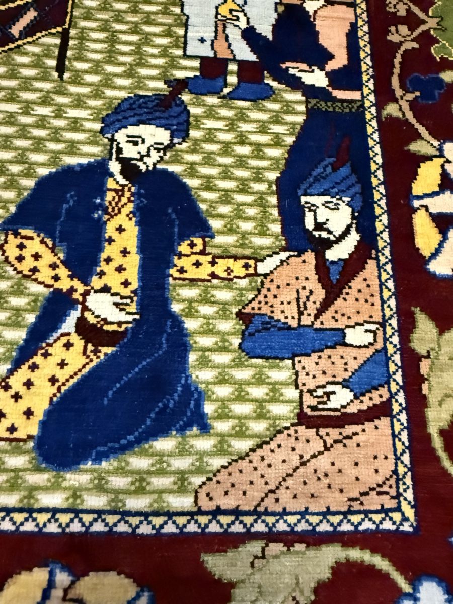 Tappeti: Wunderschöner Seiden Bildteppich (Hereke)77x52.cm – Usato da Sempach venduto da Star7 7