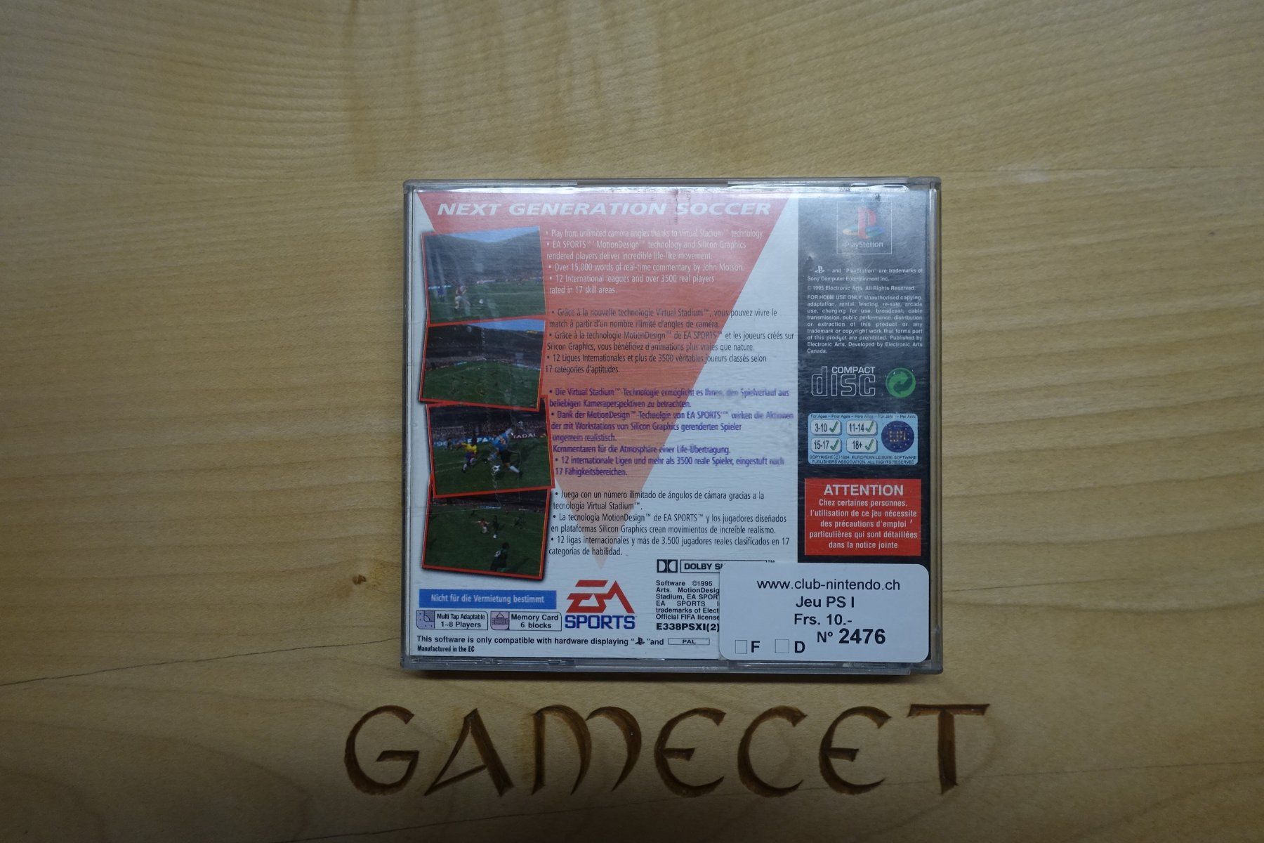 Sony Giochi: FIFA Soccer 96 – Usato da Steinach venduto da Gamecet 3