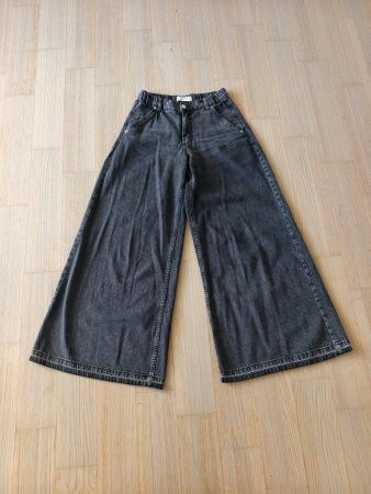 Wideleg Jeans Pull & Bear Grau Gr. 36