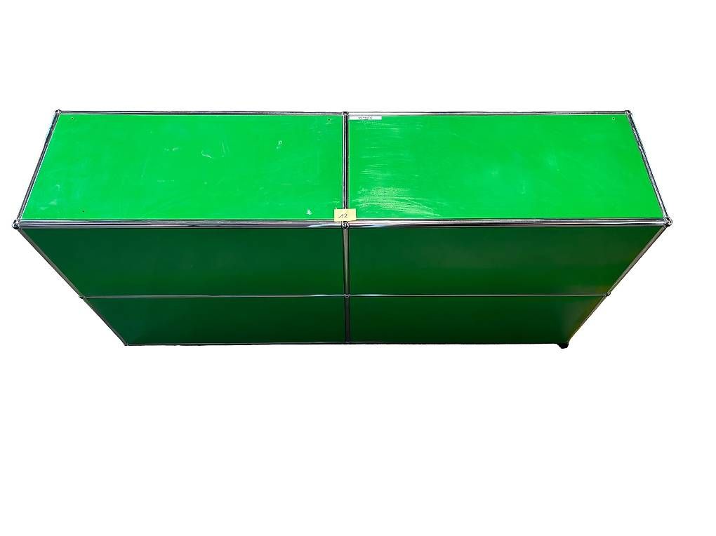 Regale: USM Haller Sideboard/RegalGrün mit 4 offenen Fächern (2x2) – Gebraucht aus Bottmingen von lia_pf9x 3