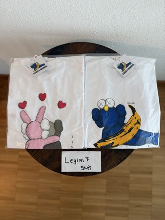 Kaws x Uniqlo x Andy Warhol Shirt Bundle/ DSWT/ Size S Both