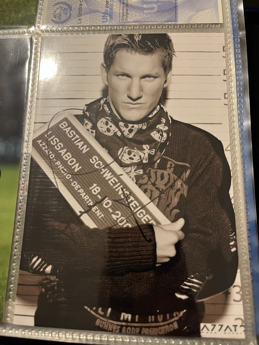 Autografi: Bastian Schweinsteiger Autogrammkarte – Usato da Widnau venduto da Spetz