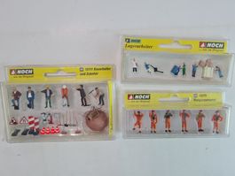 Noch Set Bauarbeiter Lagerarbeiter Rangerpersonal H0 1:87