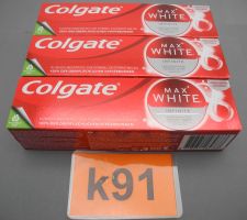 3 x Zahnpasta Colgate Max White, Nr. k91