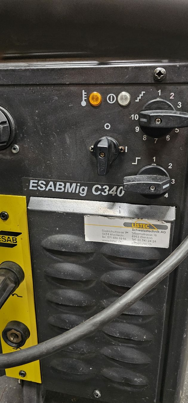 Esab Löten & Schweissen: Schweissanlage Esab Mig 340 – Gebraucht aus Emmenbrücke von inf_l8yf 5