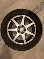 4 Jantes alu RH avec pneu hiver 195/65 R15 occasion bon etat