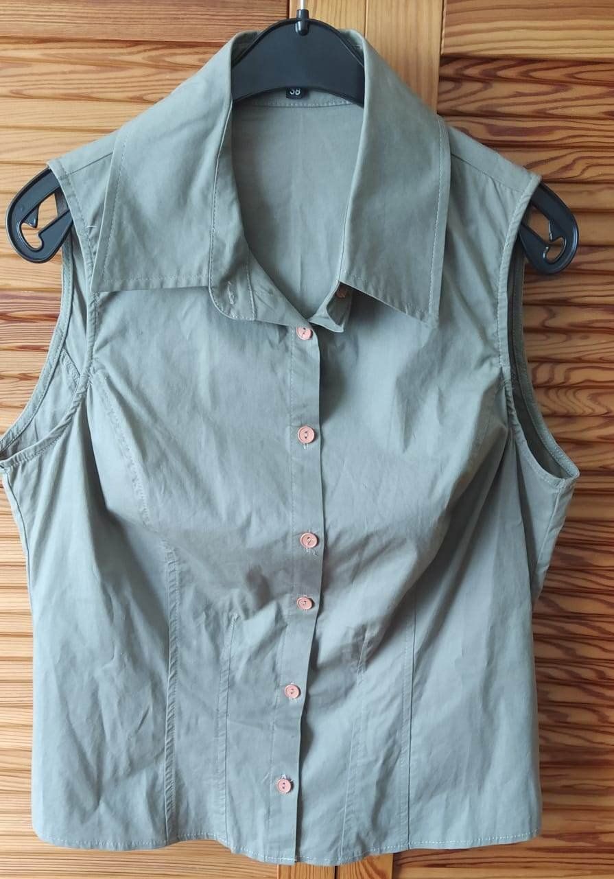 Zebra Camicette: Bluse / Hemdbluse von Zebra, ärmellos  - Grösse 38 - – Nuovo (secondo la descrizione) da Zürich venduto da 1-2-3-Kaufen 3