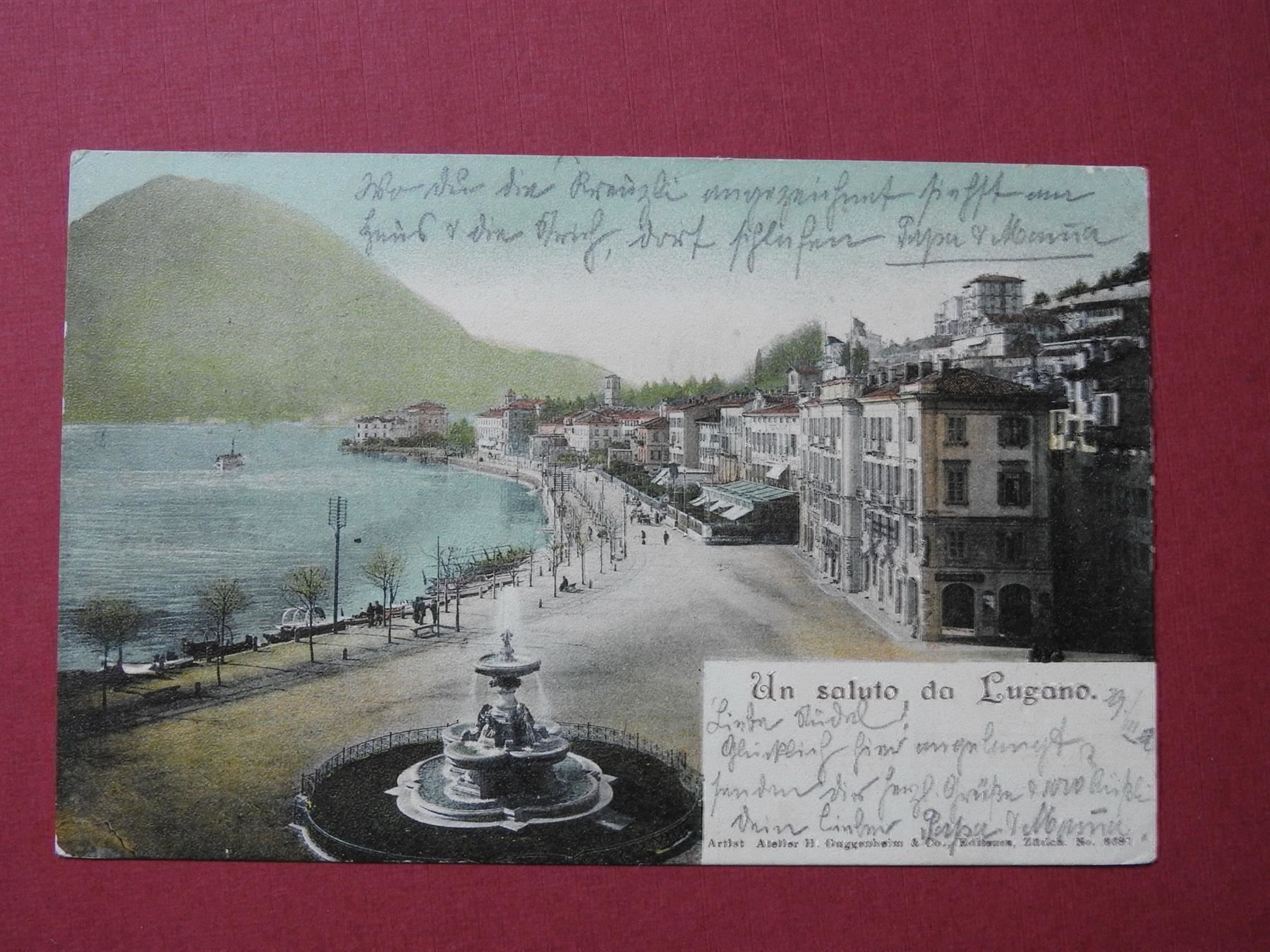 Cartoline postali: Alte AK un saluto da Lugano – Usato da Rain venduto da 999-800-K