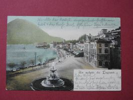 Alte AK un saluto da Lugano