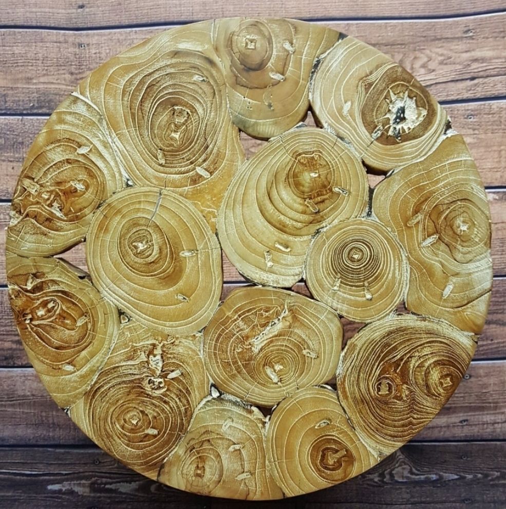 Tutte le decorazioni: Eco-design Teakholz Wandbild Deko – Nuovo e nell'imballaggio originale da Domat-ems venduto da Gr8wood 1
