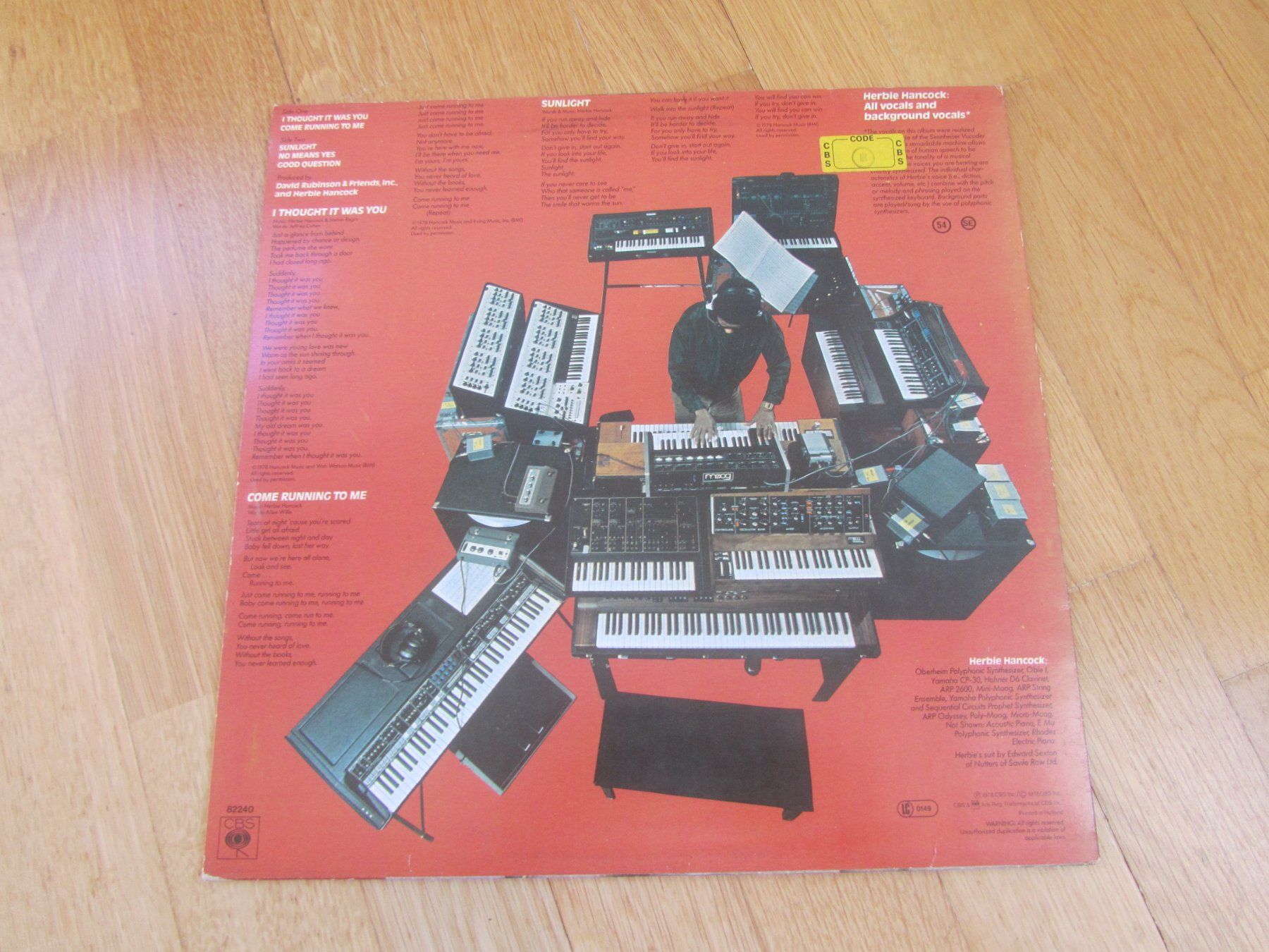 Schallplatten: Herbie Hancock:   Sunlight LP Vinyl Schallplatte – Gebraucht aus Seengen von mikelele 3