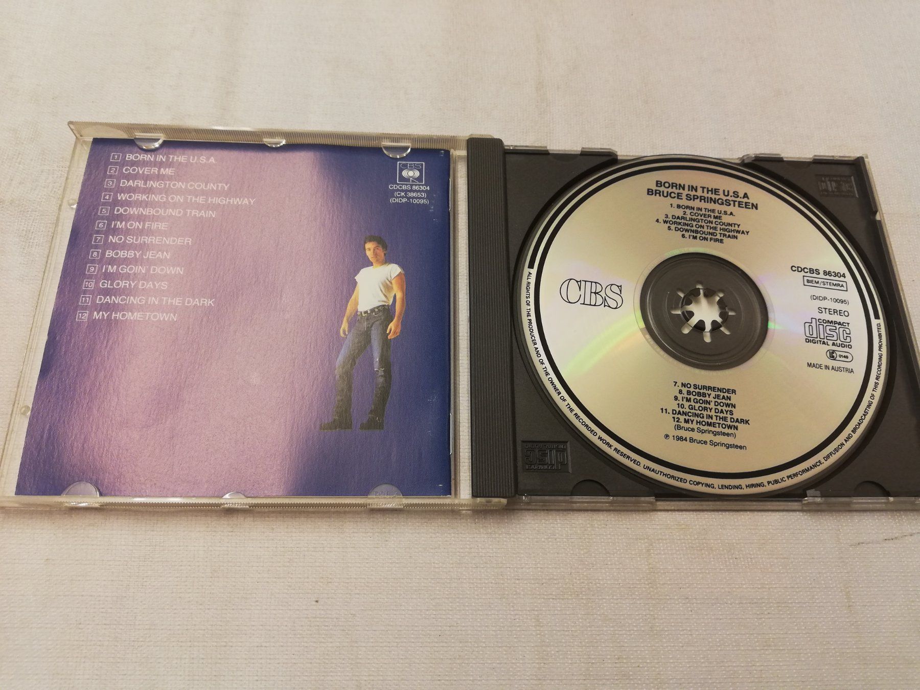 CD: BRUCE SPRINGSTEEN - BORN IN THE U.S.A. – Usato da Bern venduto da Vinylsound.ch 2