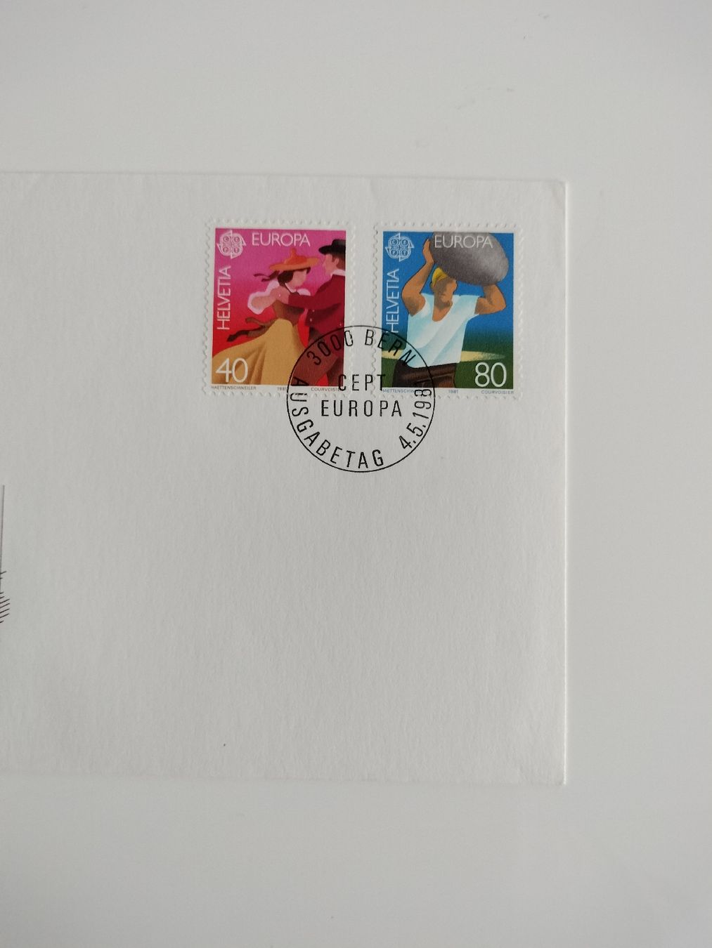 Alle Briefmarken: Ersttagsbrief CEPT EUROPA 1981 Schweiz – Neu (gemäss Beschreibung) aus Oftringen von spo_g5zw 2