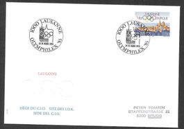 Sonderbrief A. 1204 Olymphilex Lausanne 18.-24.3.1985