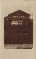Vintage Postkarte Haus, Stempel Bern Weisenbühl, 1918