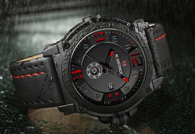 Orologi: NAVIFORCE Quartz Hardlex Uhr schwarz – Nuovo e nell'imballaggio originale da Lausanne venduto da WATCH-WORLD 2