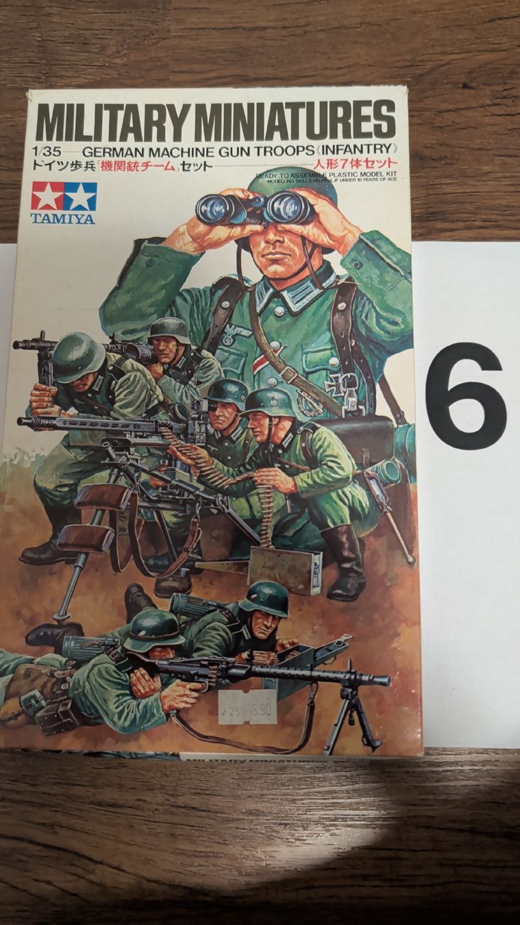 Tamiya Kit di modellismo & Modellini statici: Tamiya 1/35 Deutsche MG Schützen – Nuovo (secondo la descrizione) da Meisterschwanden venduto da sam_266y
