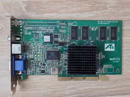 Graphic Card AGP ATI Rage 128 Pro 32mb - PC