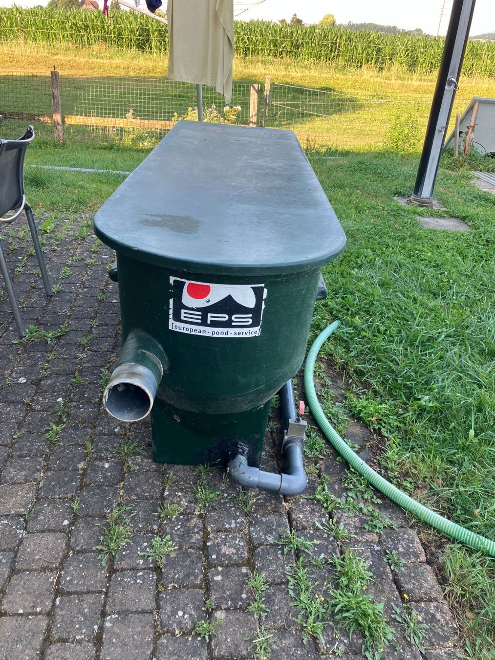 Altro: GFK-Reihenvortexfilter 5-Kammer Teichfilter Koifilter – Usato da Kappelen venduto da Wyandotten 1