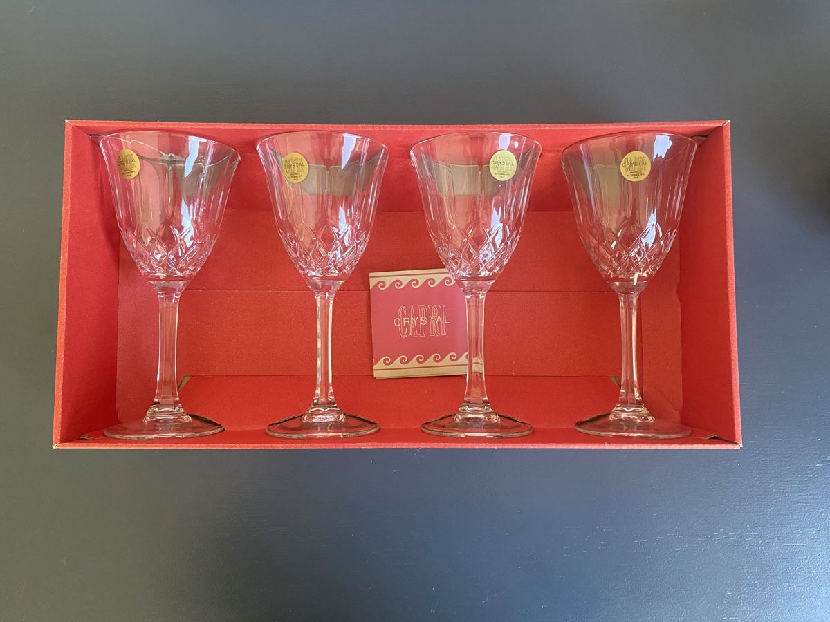 Bicchieri: Verres en cristal Vivaldi – Nuovo e nell'imballaggio originale da Echallens venduto da 1961zap