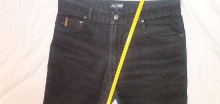 AJ Armani Jeans, Cordhose schwarz, Armani Pantaloni Men