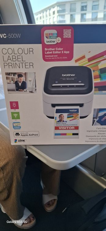 Brother Colour Label Printer VC-500 W (Neu und originalverpackt) in ...