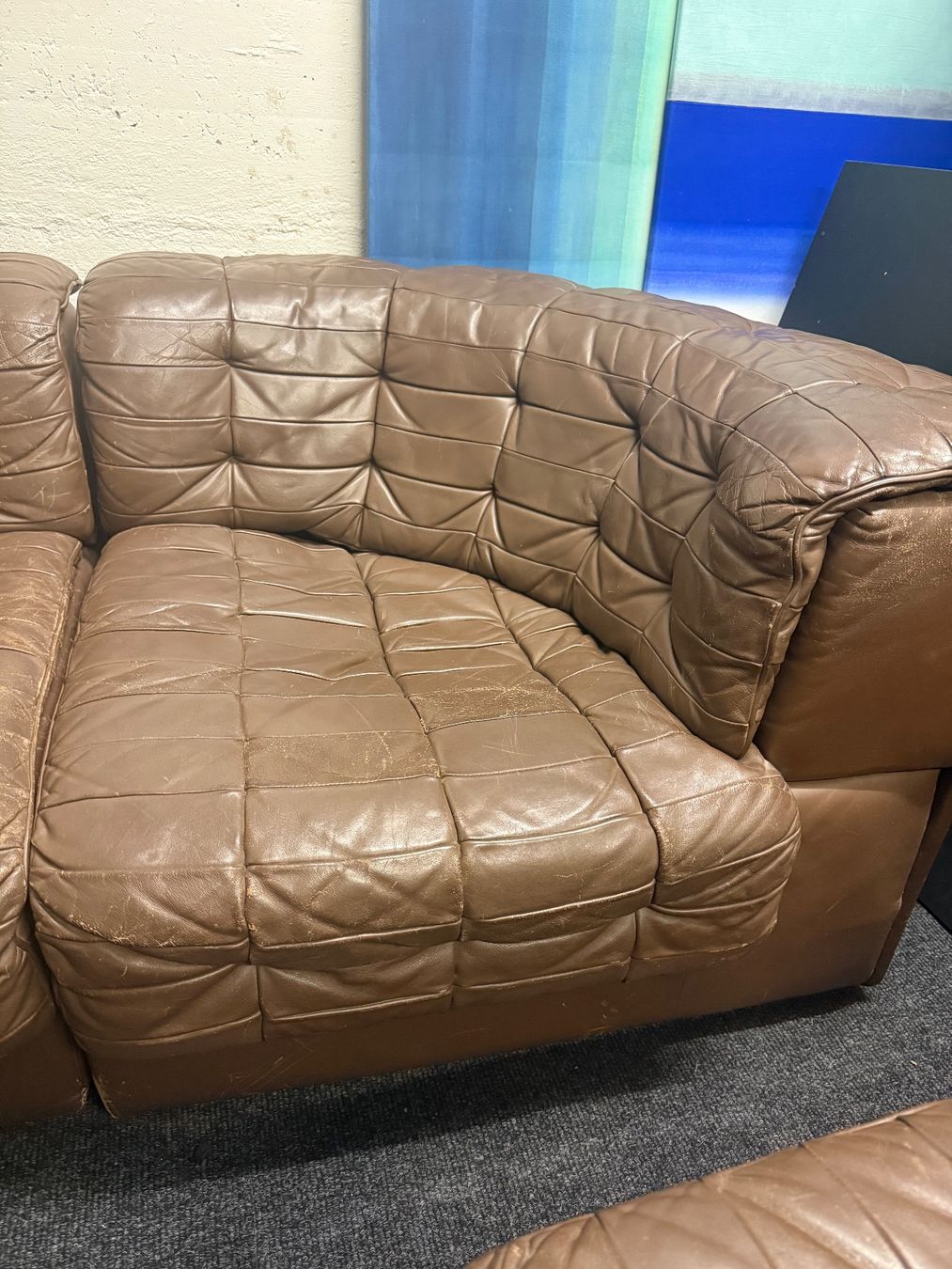 De Sede Divani: De Sede Sofa DS11 DS-11, vintage Patchwork Modular Sofa – Usato da zürich venduto da PapaMoll86 7